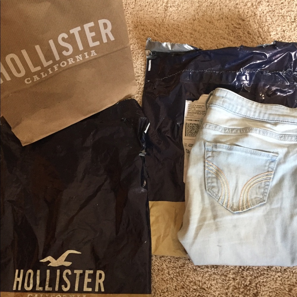 Hollister Light Wash Jean Leggings
